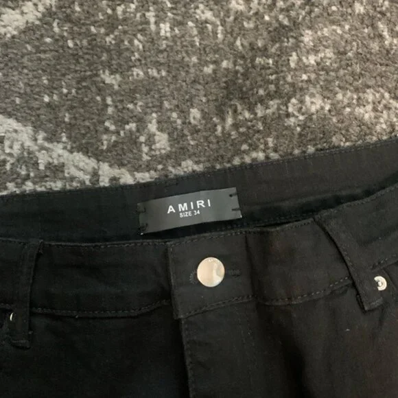 Amiri Rhinestone MX1 Jeans Men’s Size 34, 36 - Picture 5 of 5